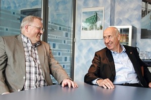  Oskar Anders (l.) und Helmut Hilzinger (r.). 