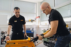  ... stellt natürlich andere Anforderungen, als im Entwicklungslabor von Dewalt gegeben sind. 