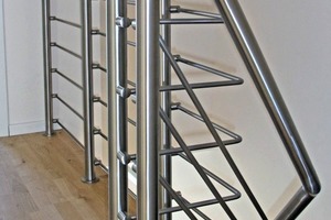  Ein Treppengeländer aus der Werkstatt von Thomas Schmidt. 
