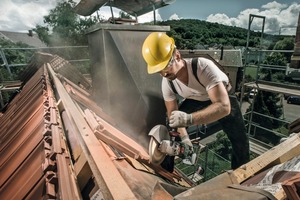  Der erste Akku-Winkelschleifer mit 230 mm Scheiben-Durchmesser. 