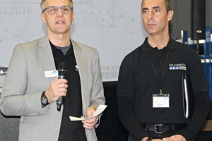 StM Geschäftsführer Jürgen Moser und Sven Anders, Geschäftsführer des Partnerunternehmens Maximator Jet. 
