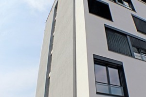  Studentenwohnheim in Konstanz mit tragenden Stahl-Leichtbauprofilen. 