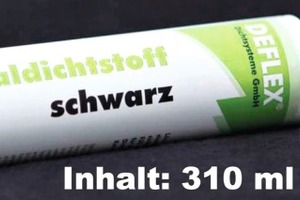  Der Spezialdichtstoff 310+ hat eine Temperaturbeständigkeit von +40 °C bis +90 °C. 