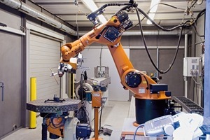  ... beispielsweise mit Kuka-Schweißroboter in separater Schweißzelle ... 