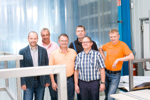  Das WPK-Team: (v. l. n. r.) Torsten Thom, Carsten Rosebrock, Manfred Thom, Jann Schwecke, Frank Liebich, Kai-Uwe Schwiebert. 