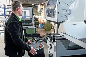  Für Qualität im Aluminiumbau wurde ein automatisches Sägezentrum und ein PBZ angeschafft 