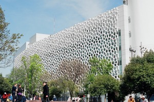  Ein Vorzeigeobjekt für den Fassadenbau: Torre de Especialidades in Mexico City. 
