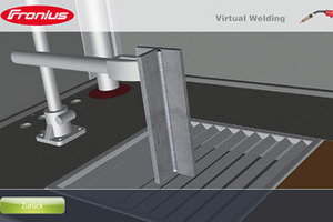  Fikiv, aber praxisnah: Übung am virtuellen Schweißtisch 
