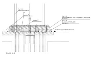  Detail Biegesteifer Fußpunktanschluss (nach Kundenvorgabe) 