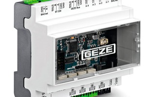  Das Schnittstellenmodul IO 420 vernetzt GEZE-Produkte über BACnet. 
