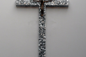  1. Preis Metallgestaltung: Schlüsselkreuz der St. Elisabeth Kapelle. 