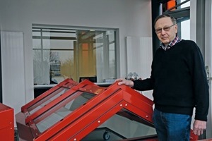  Metallbauunternehmer Jürgen Klass hat sich auf Dachverglasungen spezialisiert und ist für zugelassene F90-Systeme Alleinanbieter 