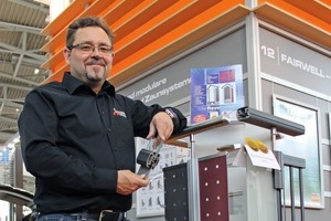  Jürgen Stamm hatte auf der IHM etwas zu zeigen: Sein modulares Geländer- und Zaunsystem erhielt den Bayerischen Staatspreis. 
