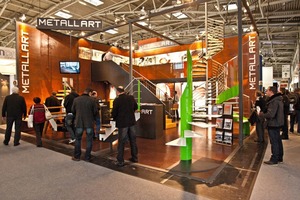  Selbst erstellt: Der Messestand von MetallArt auf der BAU 2013 