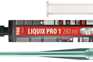  Liquix Pro 1 ist für gerissenen und ungerissenen Beton geeignet und für knappe Randabstände eine Lösung. 