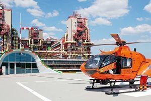  Erstmalige Landung eines Rettungshubschraubers auf dem neuen Heliport des Klinikums Aachen
 