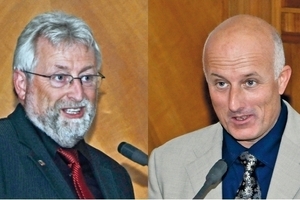  Hochkarätige Referenten: Jürgen Halbmeyer (l.) und Erich Trösch 