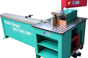  Einfach und schnell zu bedienen: die neue Biegemaschine 300 CNC/WP 
