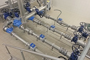  Sämtliche Edelstahlrohrleitungen, PE-Druckwasserrohre und PVC-Entleerungsleitungen einschließlich der Treppen und Podeste für den Trinkwasserhochbehälter Galgenhügel in Wiesenfeld wurden von Metalltechnik Oschinski hergestellt und zusammen mit den Armaturen montiert. 